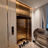 Trang Trí Mặt Thang Máy Màu Vàng Hồng – Mẫu TMTHP-001
